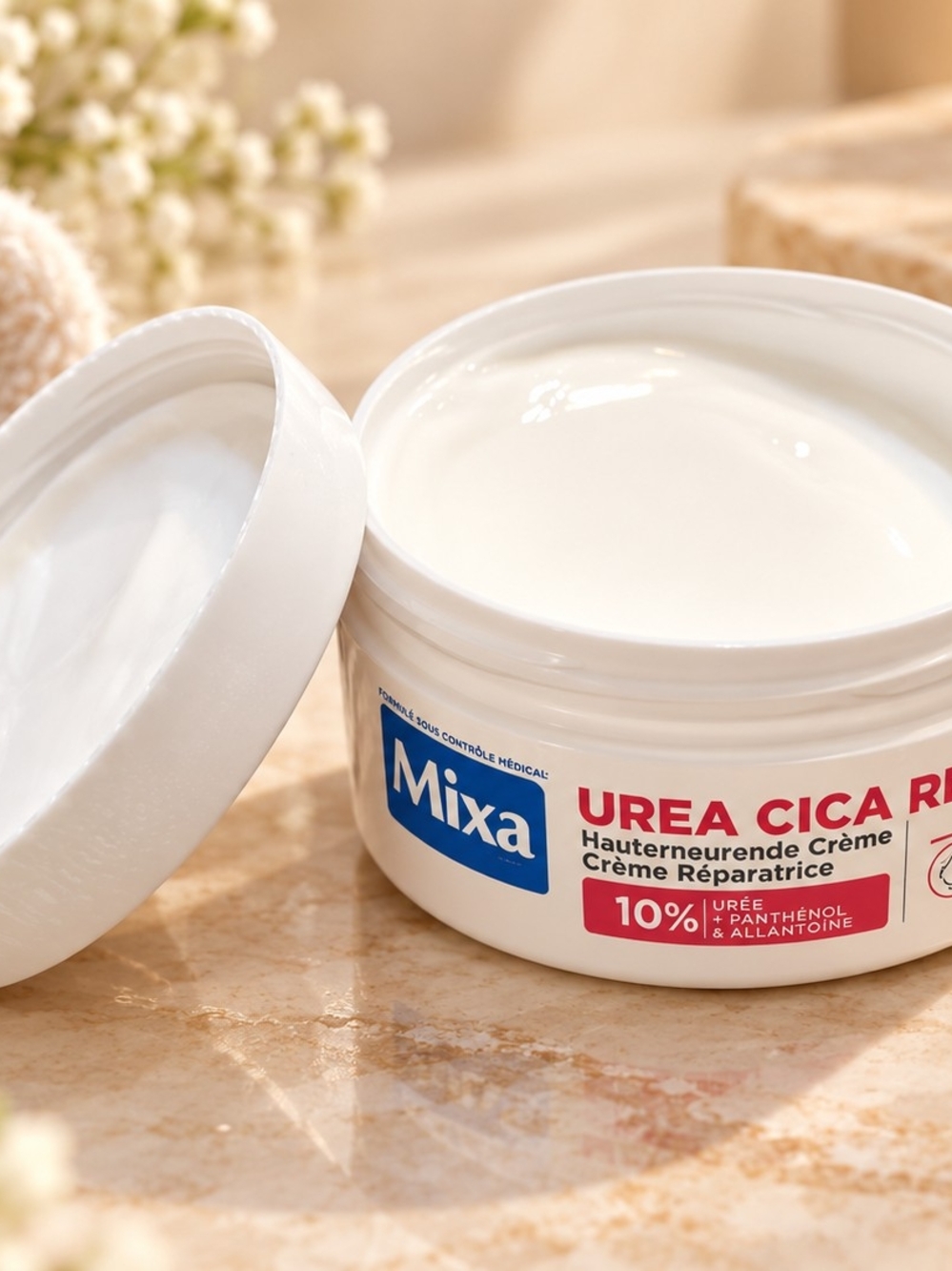 Urea Cica Repair Cream - White Moisturizer